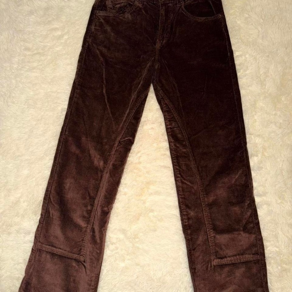 We‎ The Free Risk Taker Cord Straight Leg in Chocolate Truffle  NEW Size 28
